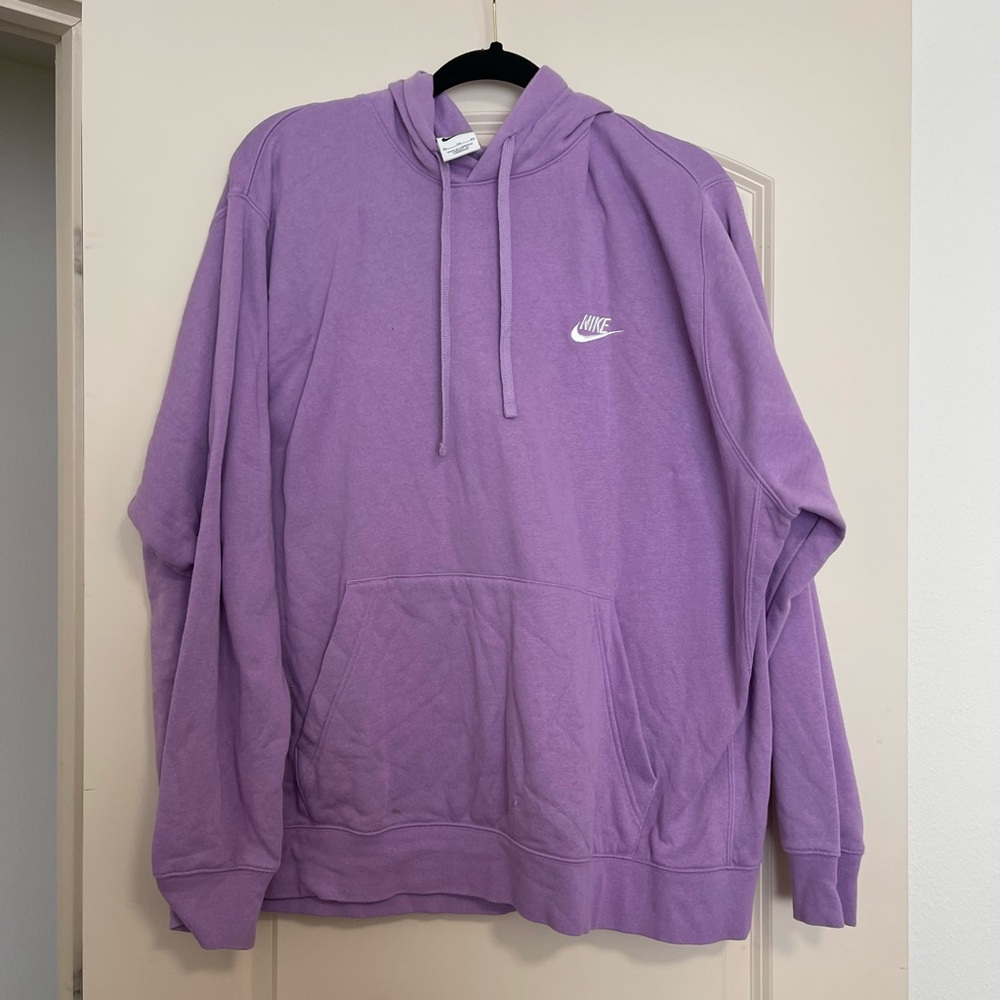 Nike Men's Purple Hoodie